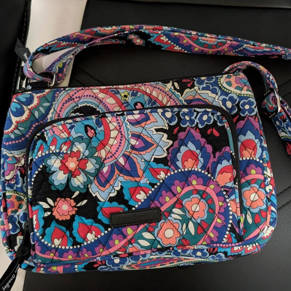 Vera Bradley Haymarket Paisley Little Hipster Crossbody